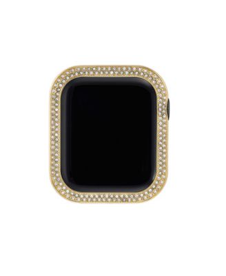 Women's Premium Crystal Gold-Tone Alloy Metal Protective Case designed for Apple Watch&reg; 41mm