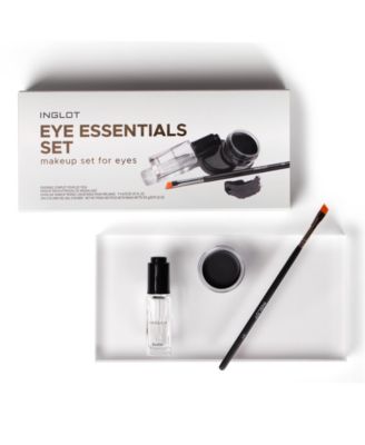 Eye Essential Set Duraline with AMC Eyeliner Gel 77 and Makeup Brush 31T, 3 Piece