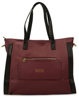 Rose Faux Leather Tote Weekender Carry-On