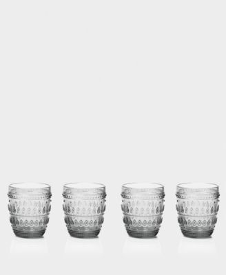 Fez Double Old Fashion Glasses, Set of 4