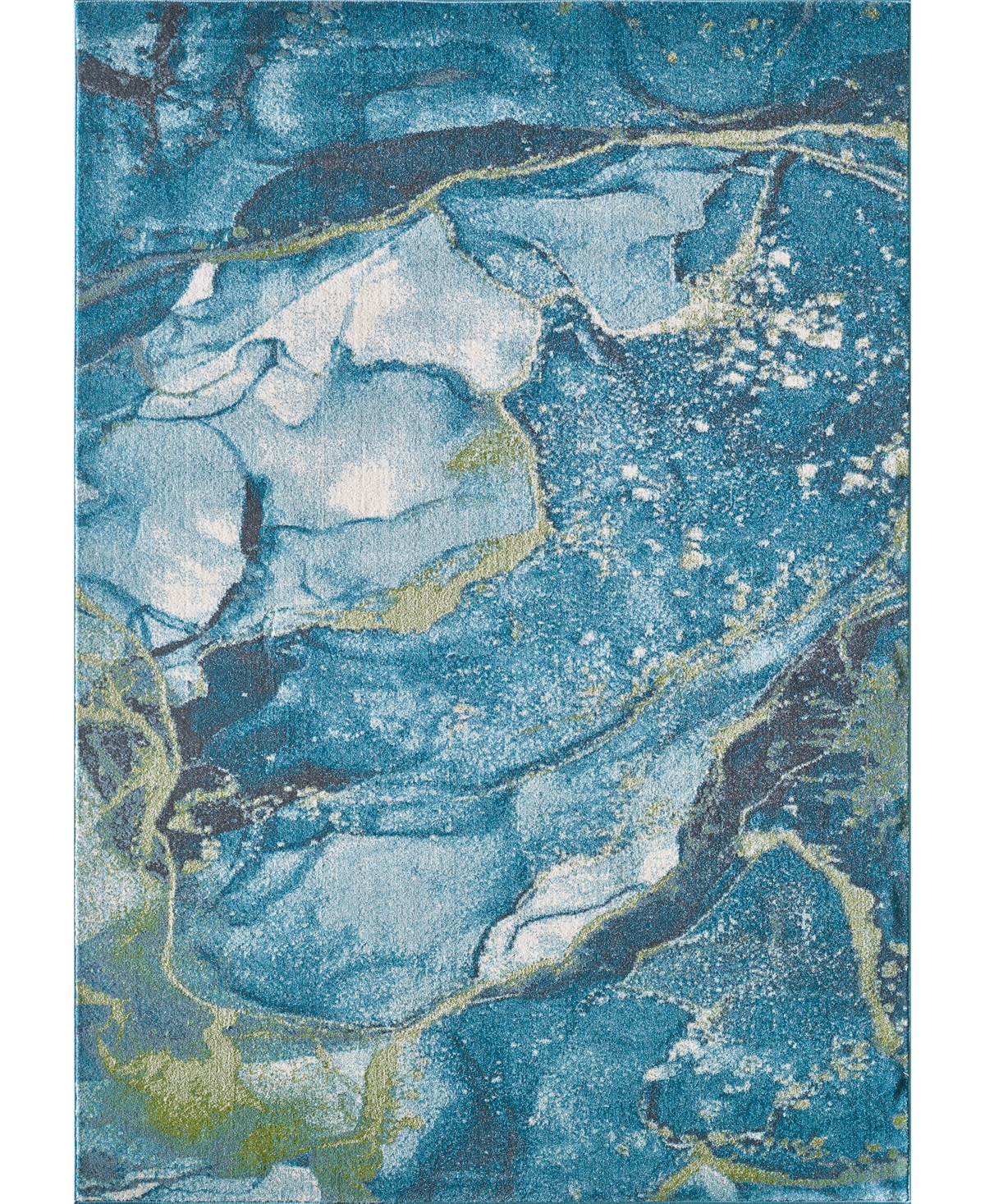 Kas Illusions 6225 3'3" X 4'11" Area Rug In Teal