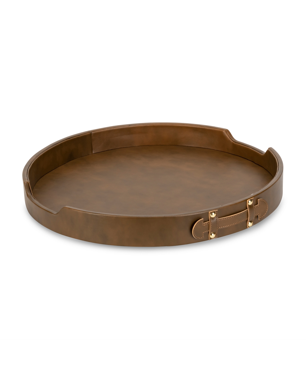 Trina Turk Dark Brown Round Tray