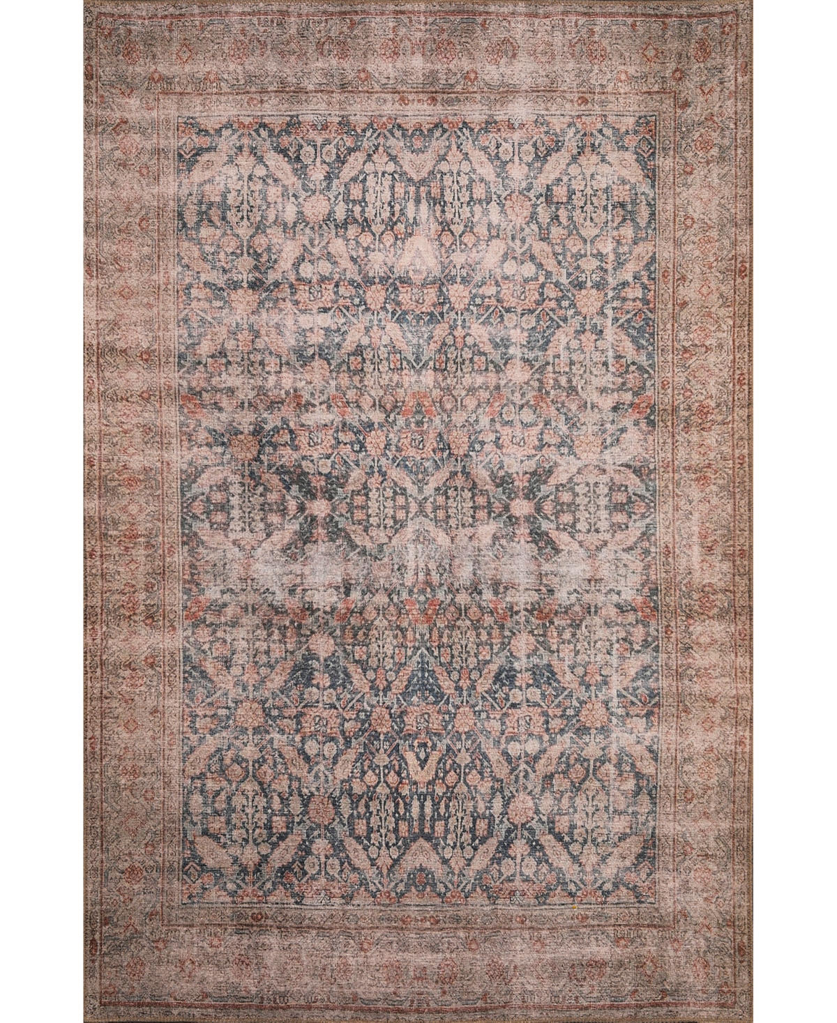 Kas London Machine Washable 4800 7'6" X 9'6" Area Rug In Blue