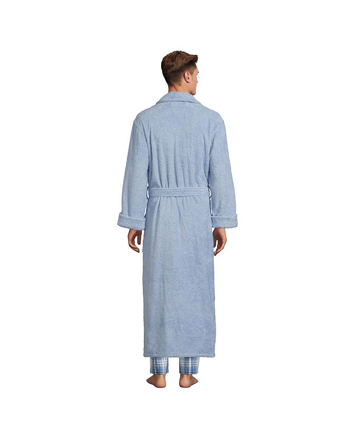 Lands' End Lands' End Men's Full Length Turkish Terry Robe 2X Large