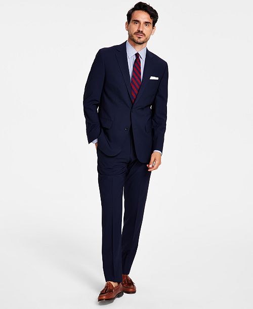 alfani B By Brooks Brothers Men's Classic-Fit Stretch Wool Blend Suit Separates Men's Fashion & Accessories