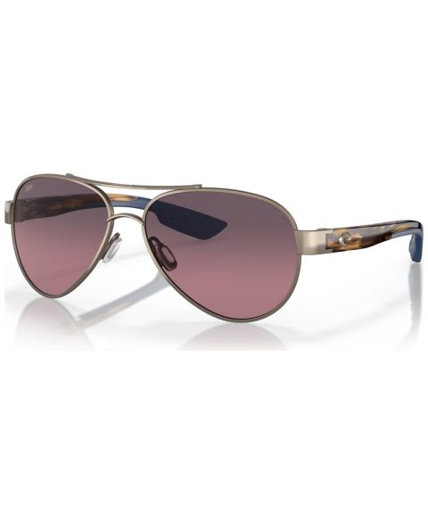 Женские солнцезащитные очки Costa Del Mar Polarized Sunglasses, Loreto, цвет: Золотой жемчужный