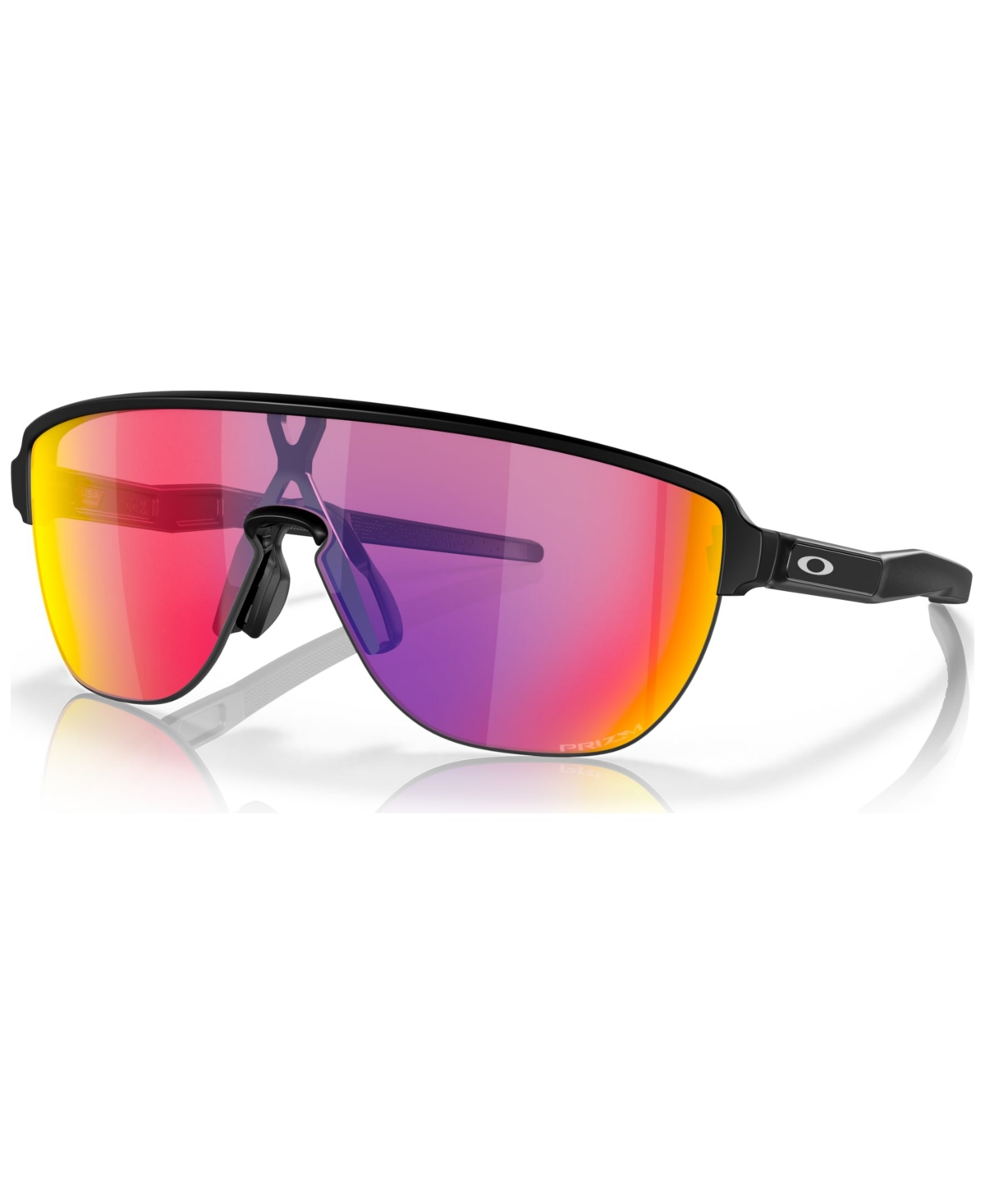 Oakley Man Sunglasses Oo9248 Corridor In Matte Black,prizm Road