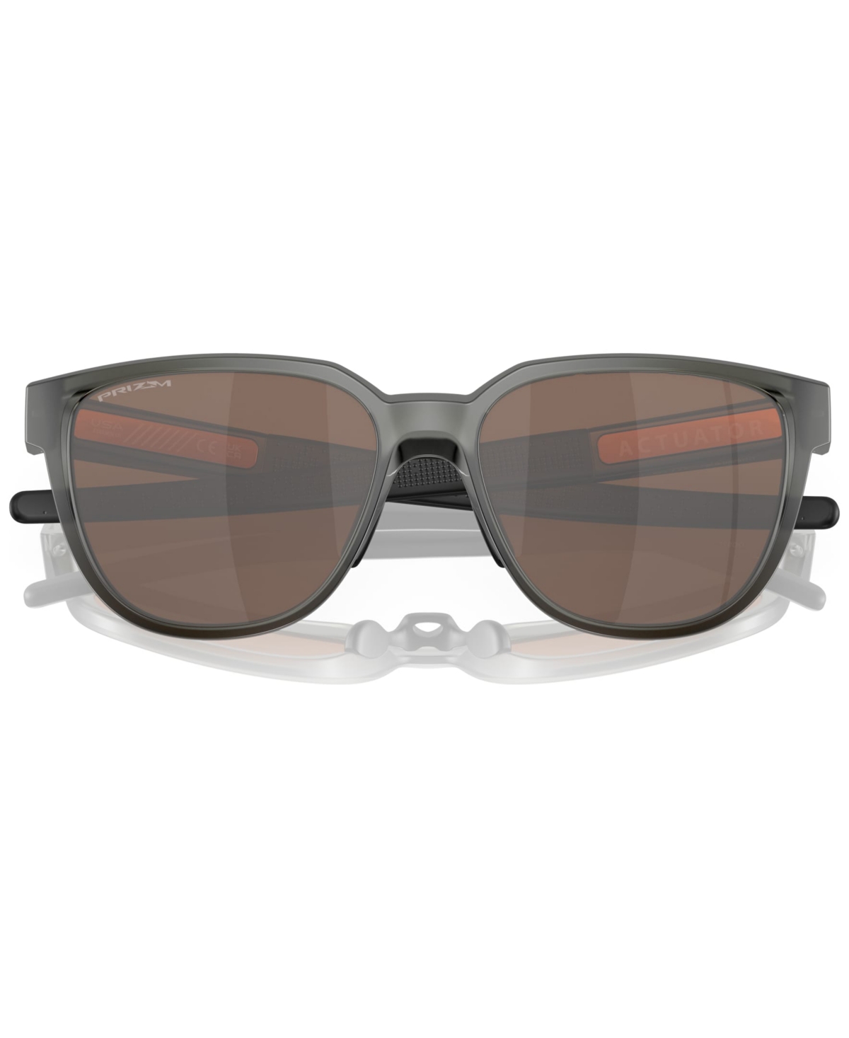 Shop Oakley Men's Sunglasses, Actuator In Matte Gray Smoke