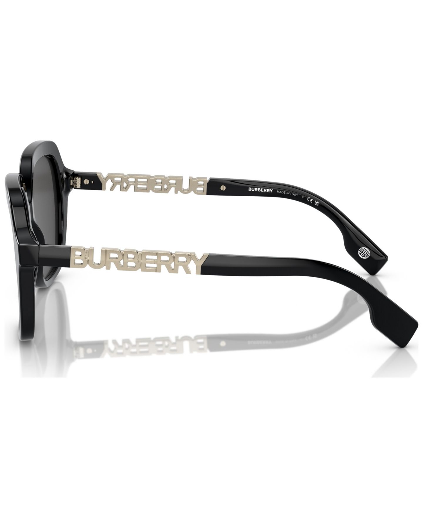 Женские солнцезащитные очки Burberry Joni Sunglasses, BE438955, цвет: Чёрный — фото 3