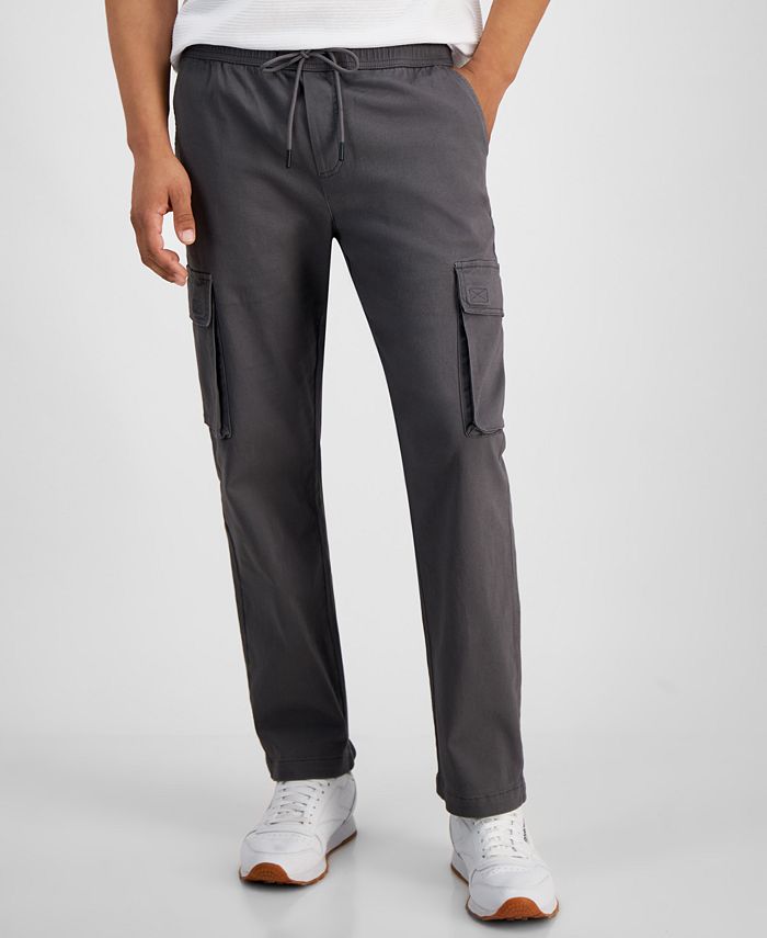 Men’s Slim-Fit Fashionable Twill Jogger Pants (Sizes: S-2XL) NEW FREE  SHIPPING