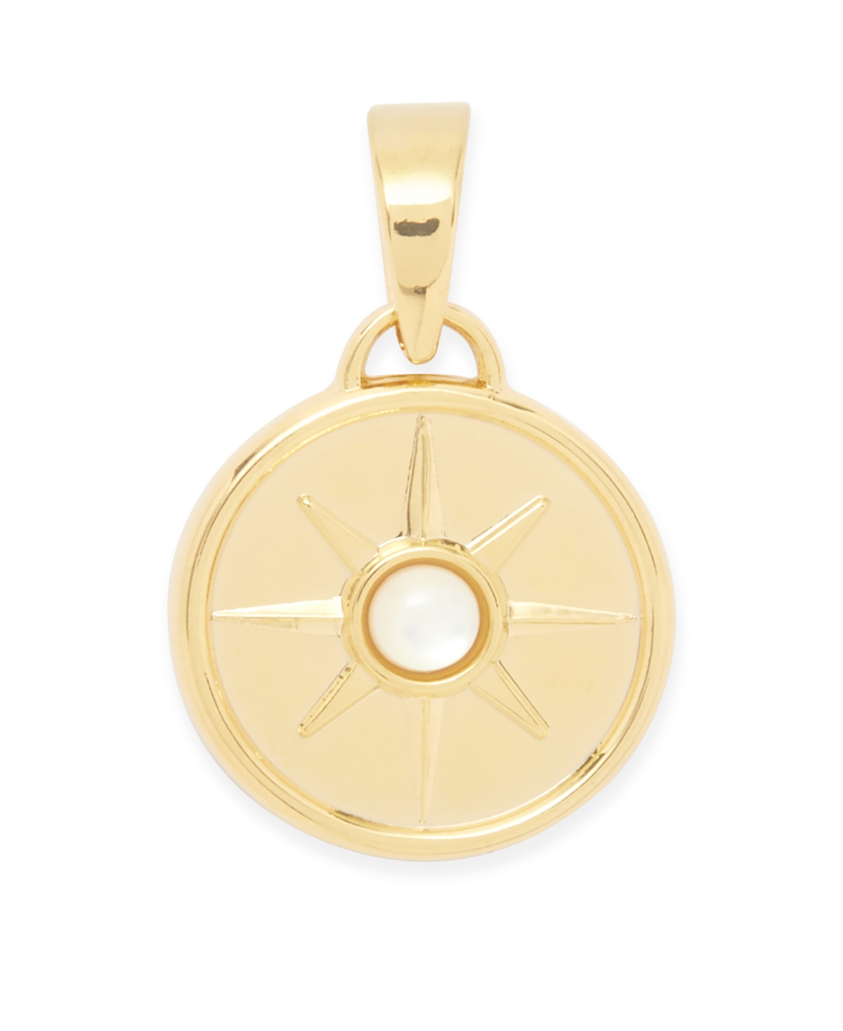 Brook & York 14k Gold-plated Rosa Cultured Mother Of Pearl Charm