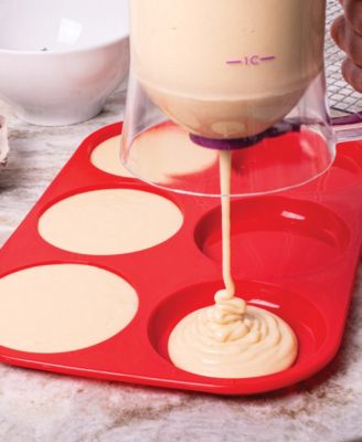 Mrs. Anderson’s Baking Set of 2 Silicone 6-Cup Muffin Top Pan, BPA Free, Non-Stick European-Grade Silicone, 13.18" x 9" x 0.6"