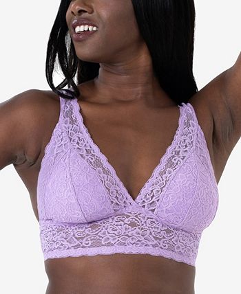 Dorina Wild animal lace lightly padded triangle bralette 3 pack with  removeable pads in black, white & orange