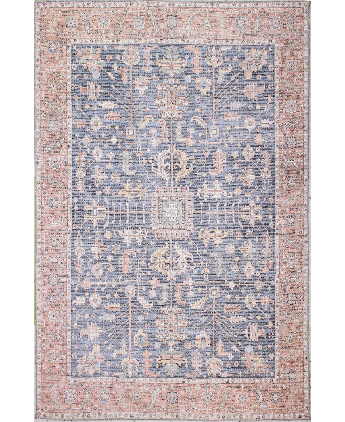 Bb Rugs Closeout!  Select Washable Slt204 3'4" X 5'6" Area Rug In Slate