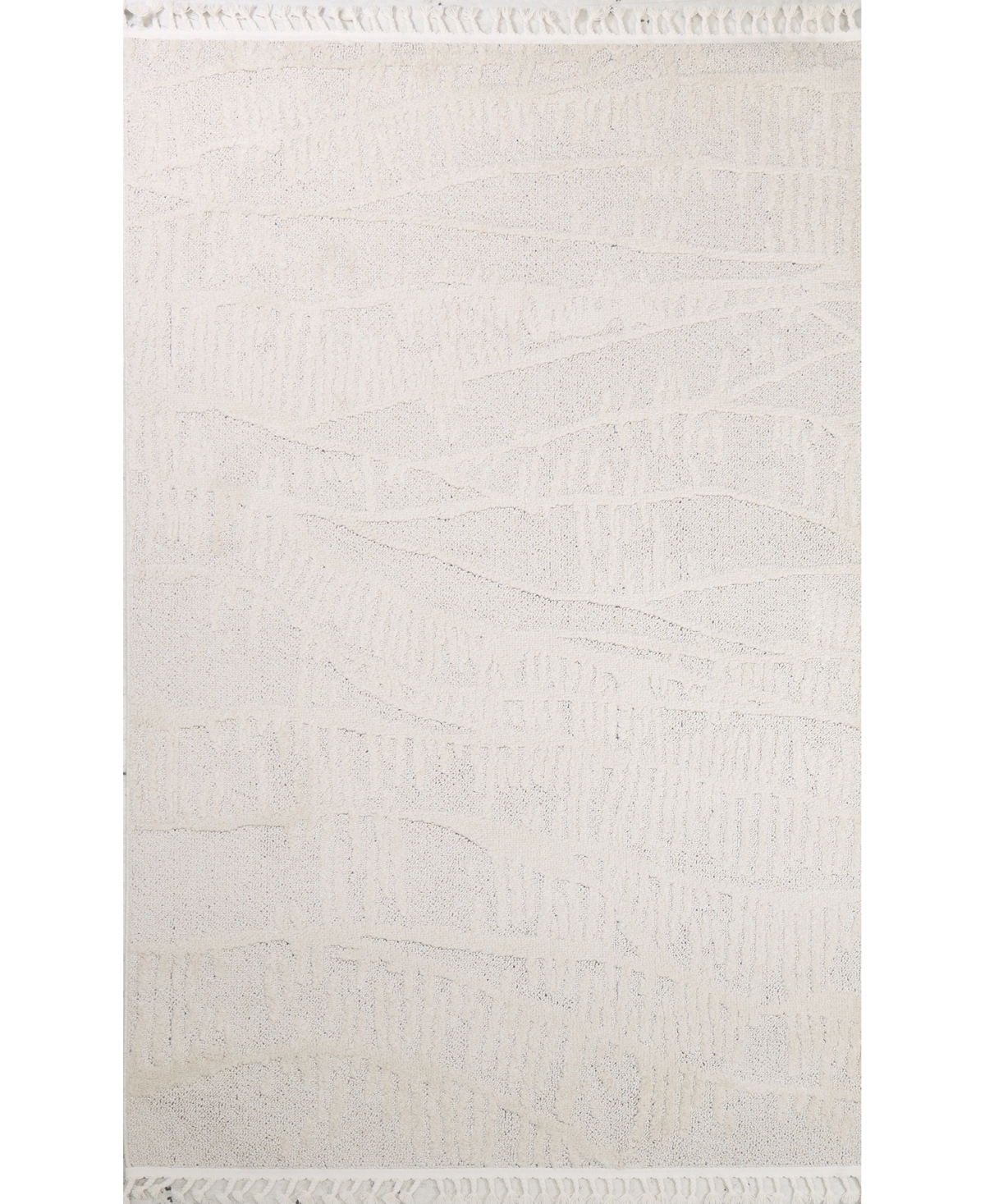 Bb Rugs Closeout!  Wainscott Wst204 5' X 7'6" Area Rug In Ivory