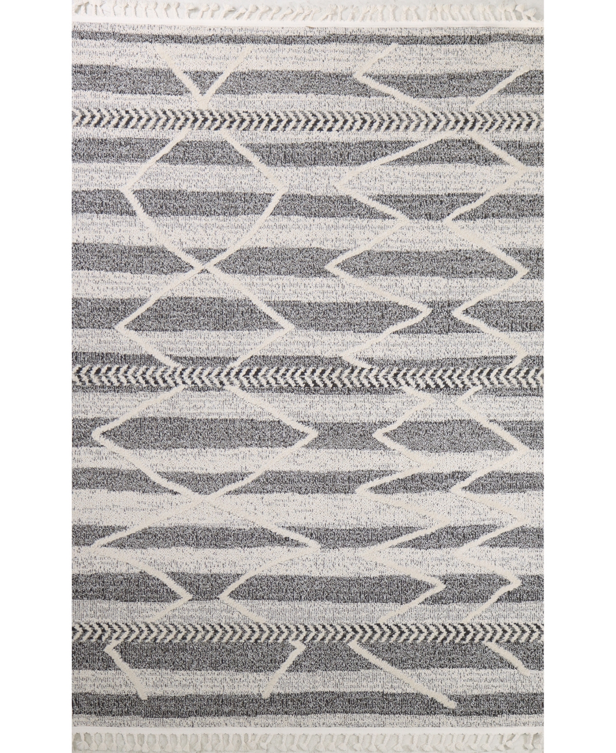 Bb Rugs Wainscott WST201 8'7in x 11'6in Area Rug - Ivory