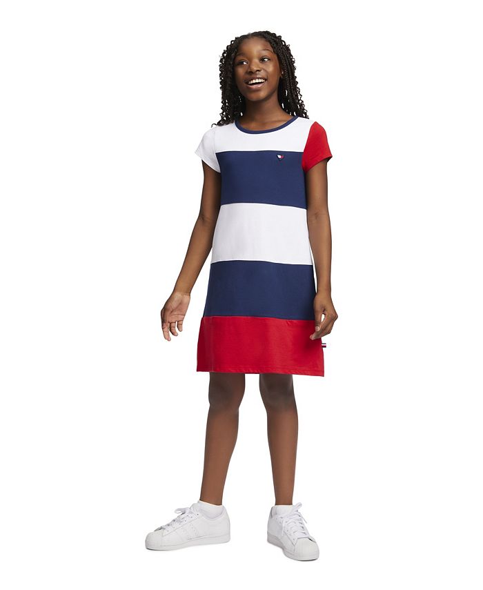 Tommy Hilfiger Colorblocked Jersey Dress - Macy's