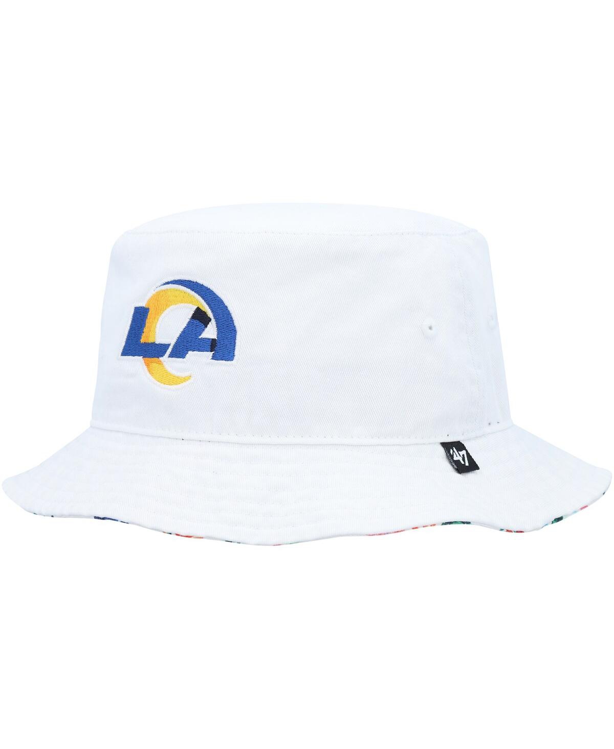 47 Brand Women's ' White Los Angeles Rams Highgrove Bucket Hat