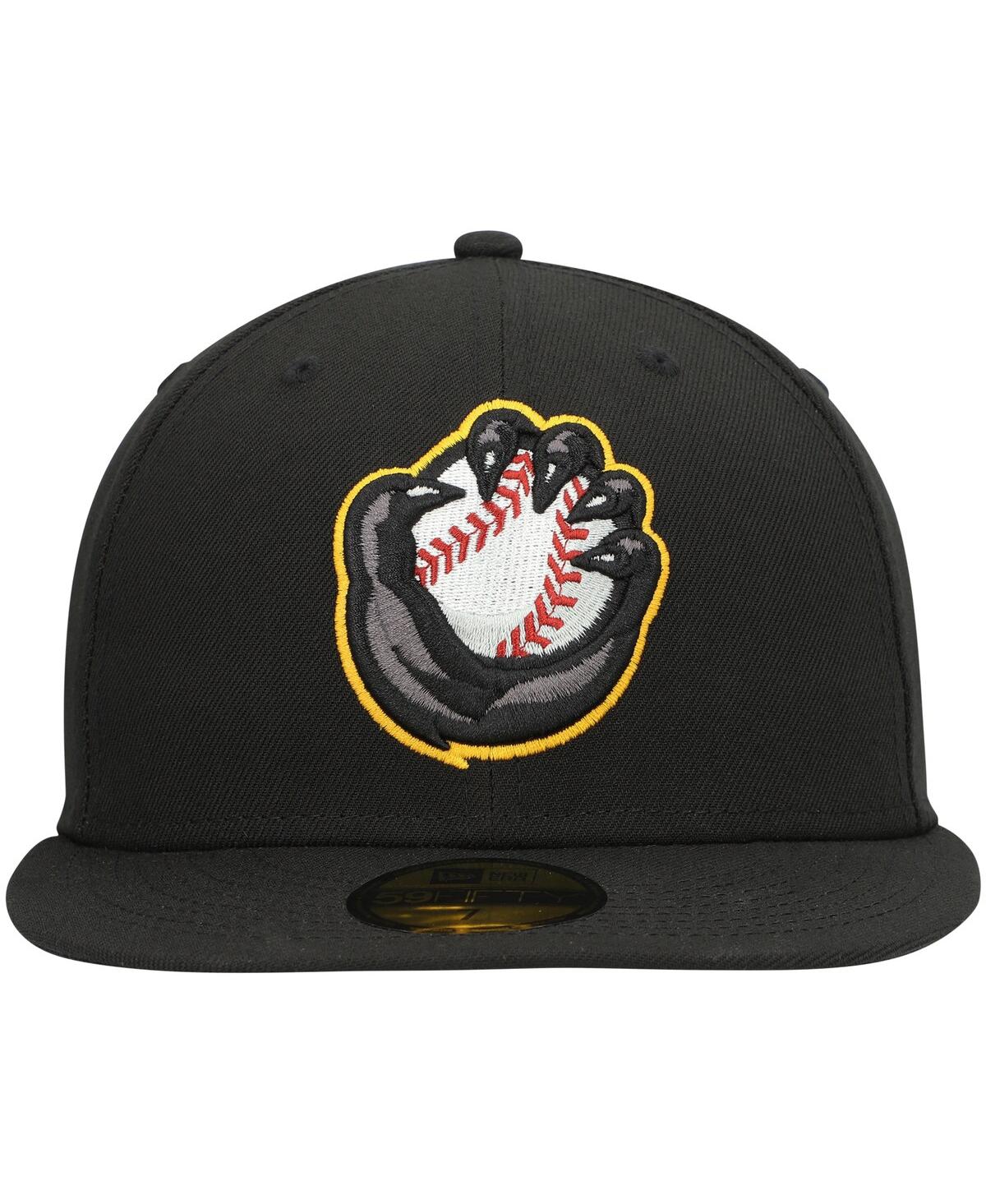 Men's New EraQuad Cities River Bandits Authentic Collection Road 59FIFTY Fitted Hat - Black
