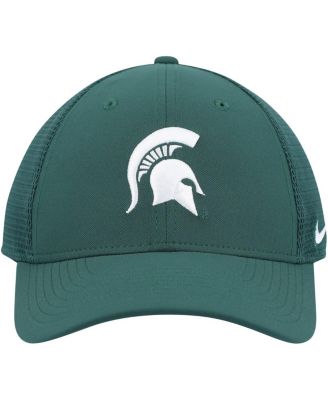 Men's Green Michigan State Spartans Legacy91 Meshback Swoosh Performance Flex Hat