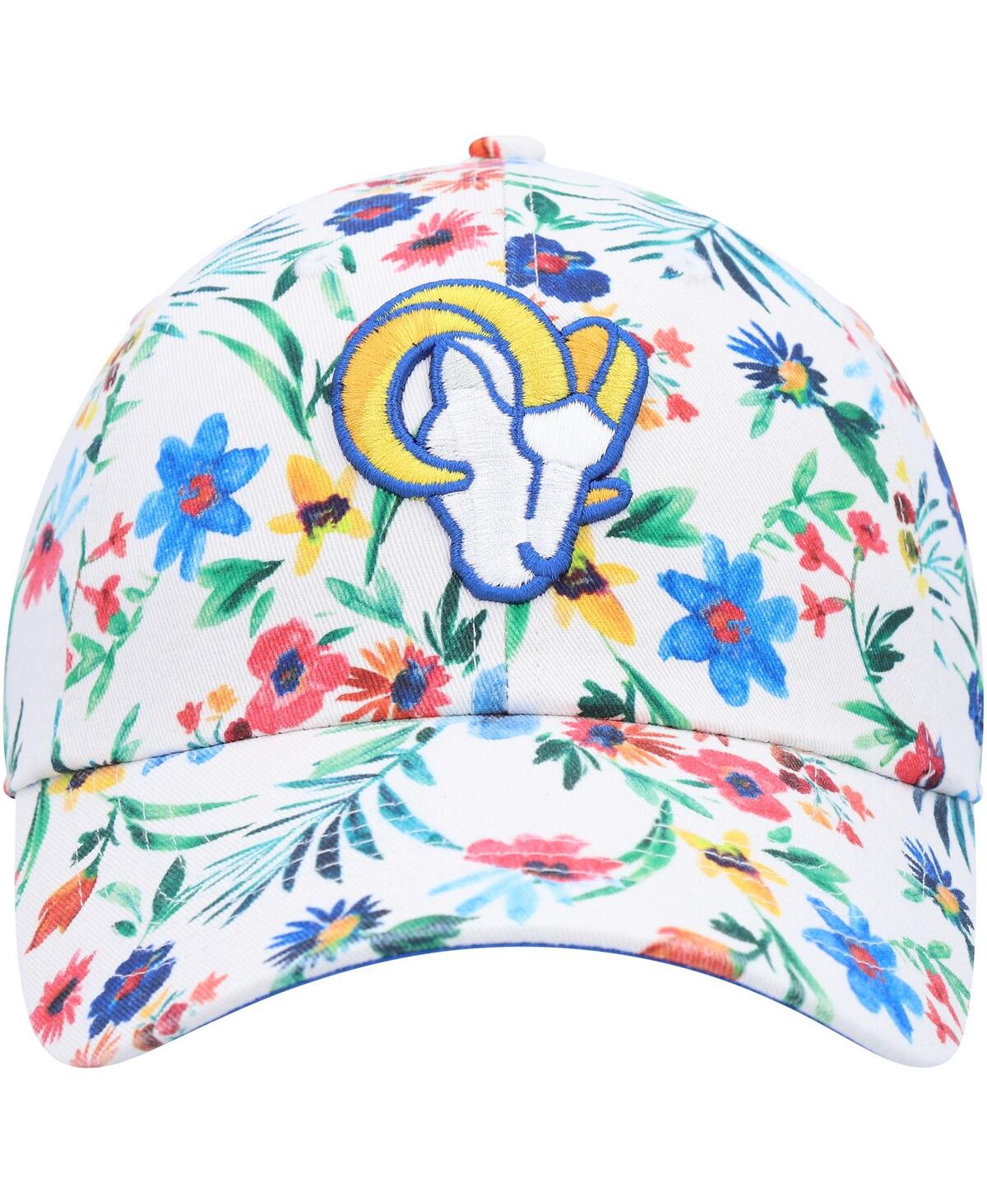 Women's '47 BrandLos Angeles Rams Highgrove Clean Up Adjustable Hat - White