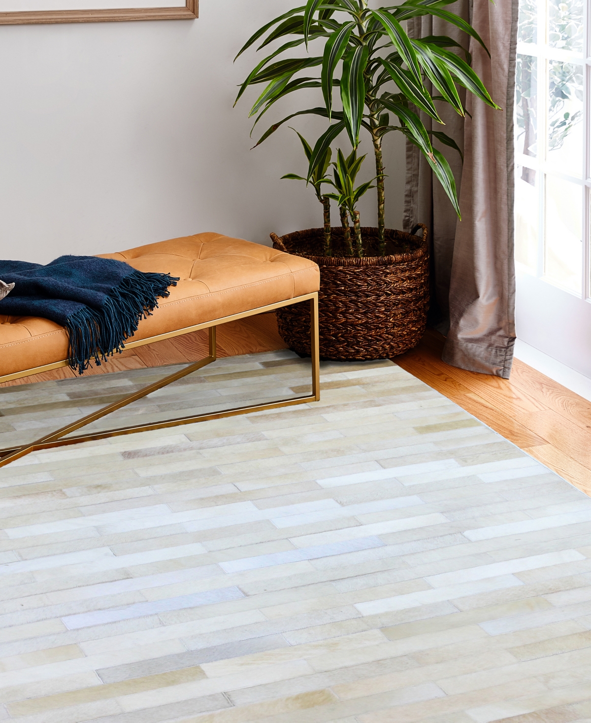 Bashian Cowhide CWH5 8' x 10' Area Rug