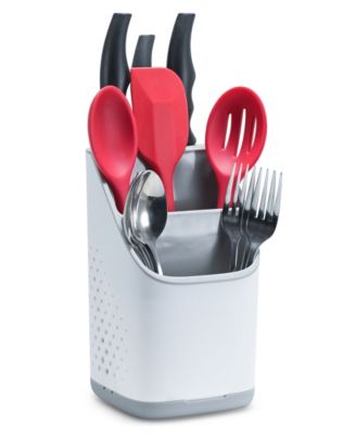 Utensil Organizer Caddy and Drying Rack with Drip Tray