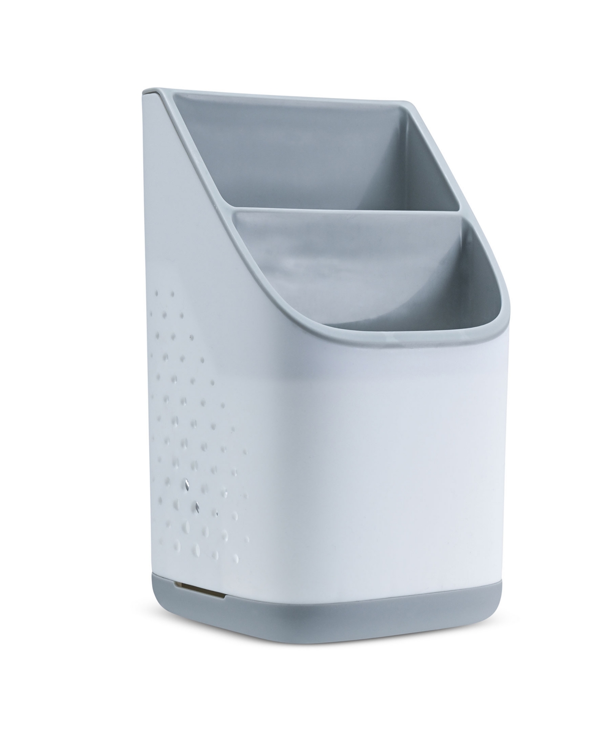 Cheer Collection Utensil Organizer Caddy And Drying Rack With Drip Tray In White