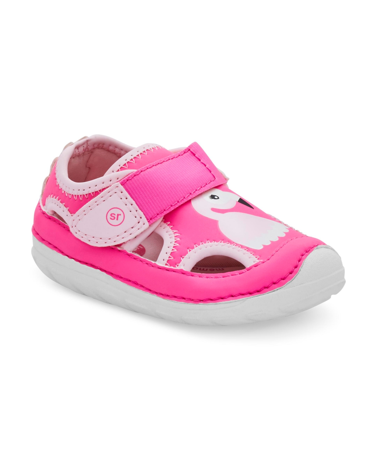 Stride Rite Baby Girls Sm Splash Polyurethane Sandals In Pink Flamingo