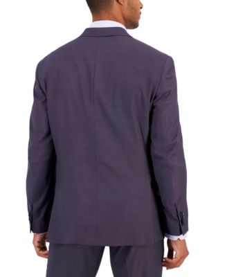 Sean John Men's Classic-Fit Purple Neat Suit Jacket