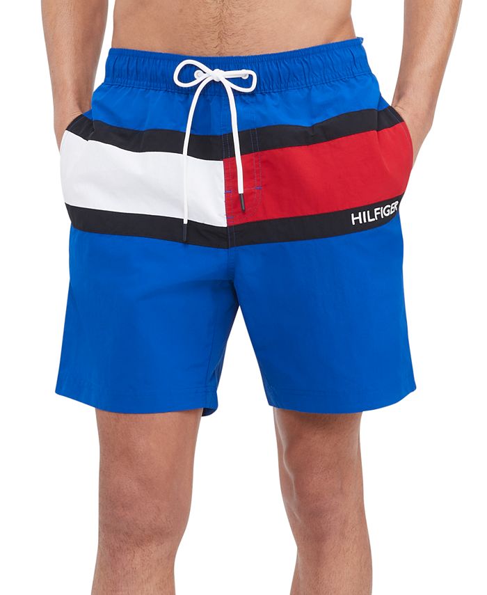 Tommy Tommy Flag 5" Trunks, Created for Macy's - Macy's