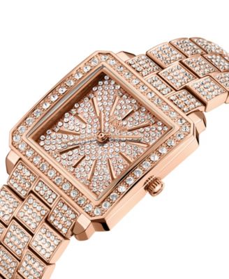 Women's Cristal 18k Rose Gold-plated Stainless Steel Watch, 28mm