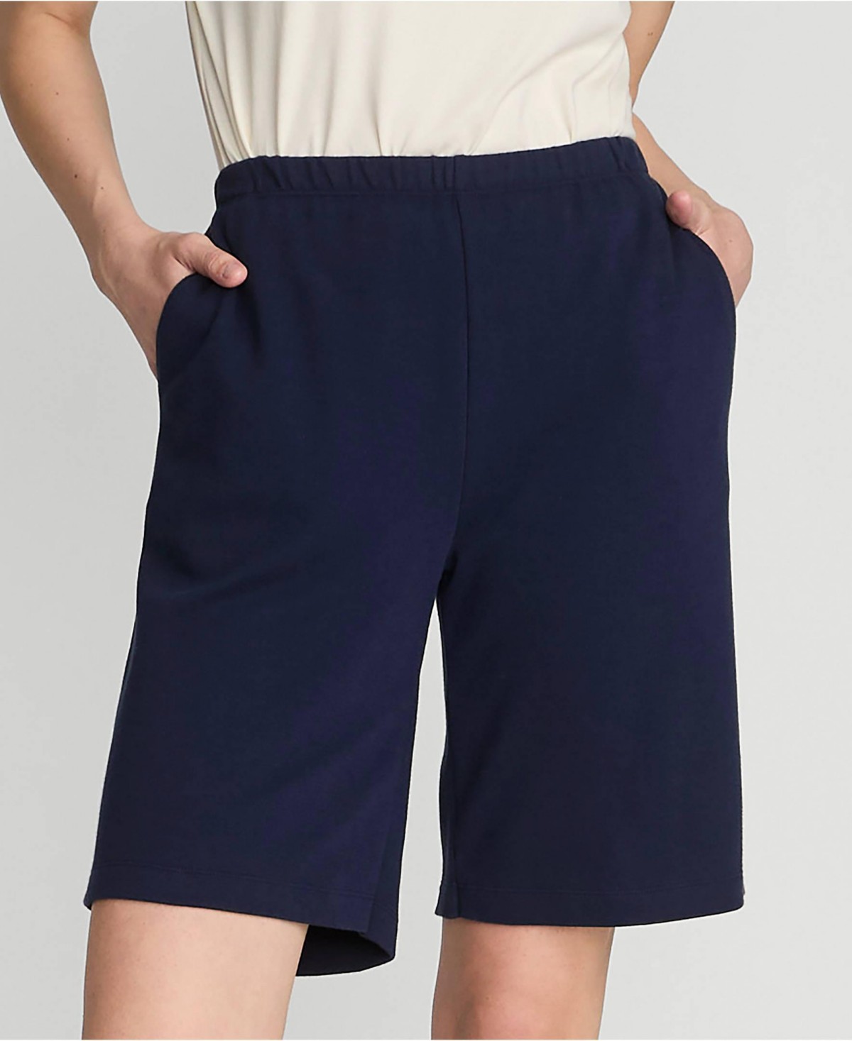 Женские Lands' End Women's Sport Knit High Rise Shorts — фото 1