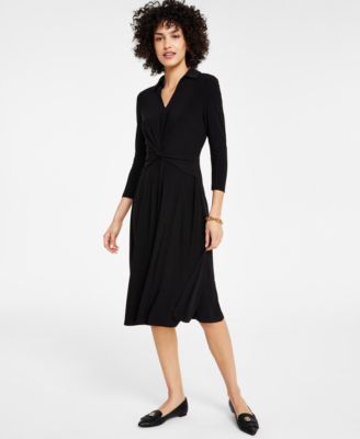 Tommy Hilfiger - Collared Midi Dress