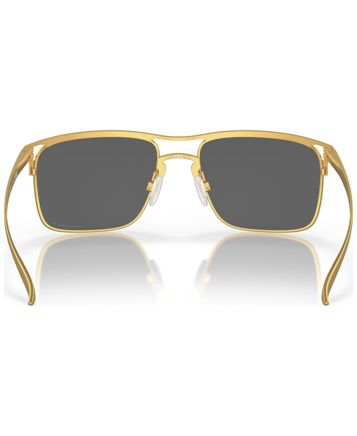 Shop Oakley Men's Polarized Sunglasses, Holbrook Ti In Satin Gold-tone