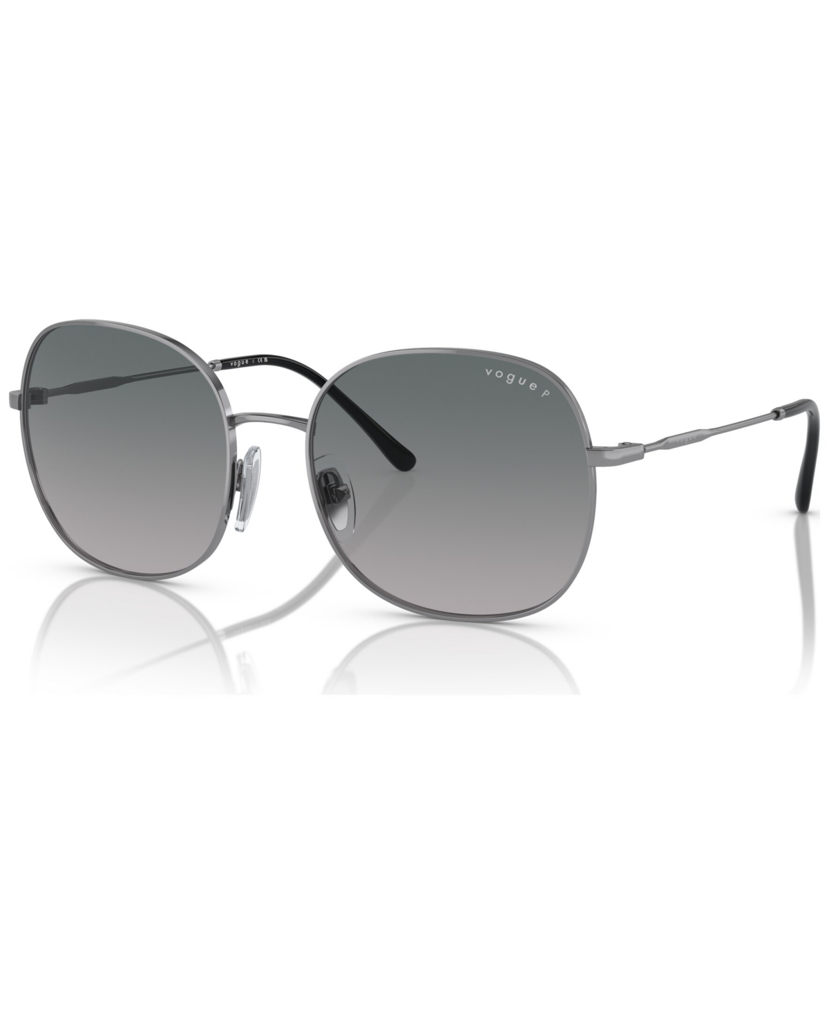 Shop Vogue Eyewear Women's Polarized Sunglasses, Vo4272s In Gunmetal