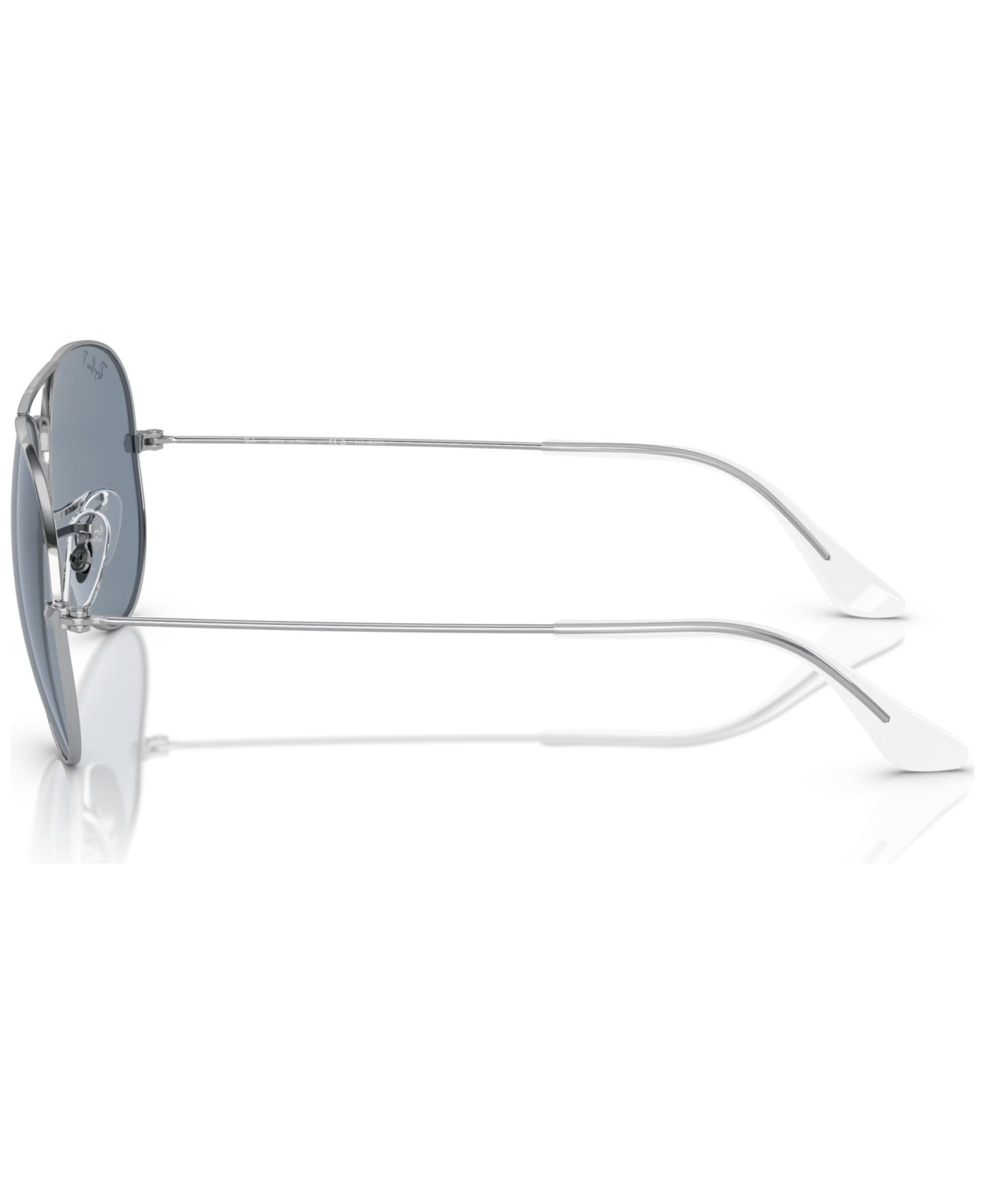Поляризационные солнцезащитные очки Ray-Ban Aviator Classic RB3025 унисекс, цвет: Серебряный — фото 2