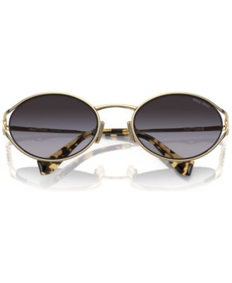 Women's Oval Metal Sunglasses, MU52YS