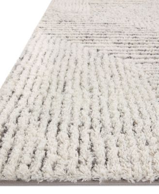 Loloi Levitt Shag Lev 02 Area Rug In Gray