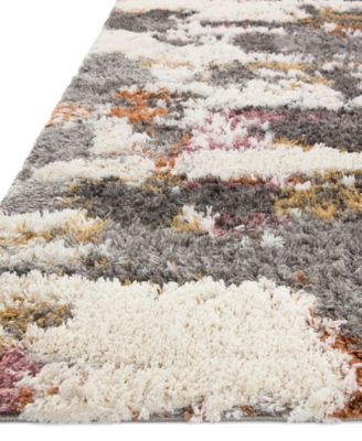 Loloi Levitt Shag Lev 04 Area Rug In Gray