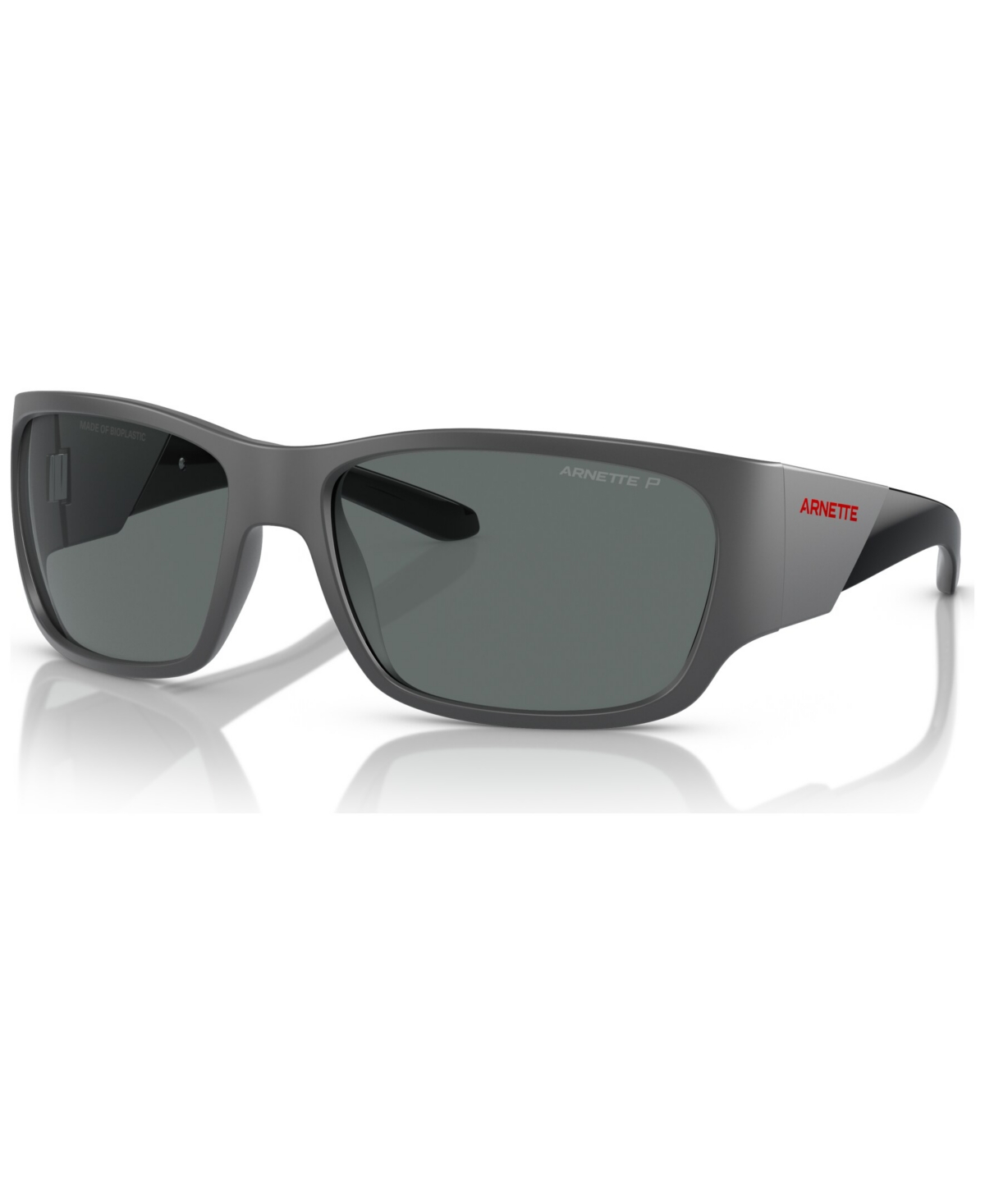 Arnette Men's Polarized Sunglasses, Lil' Snap In Polarized Grey