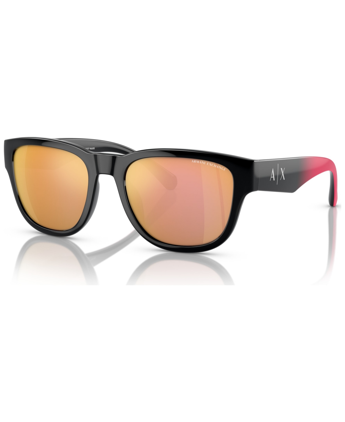 Ax Armani Exchange Men's Sunglasses, Ax4115su 54 In Shiny Black