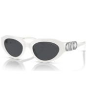Michael kors 2025 white sunglasses
