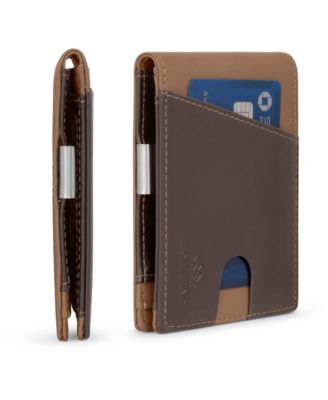 Men's Slim Bifold   Wallet with Money Clip