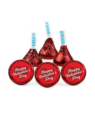  Valentine's Day Candy Red Hershey's Kisses Milk Chocolate, 90 Pieces