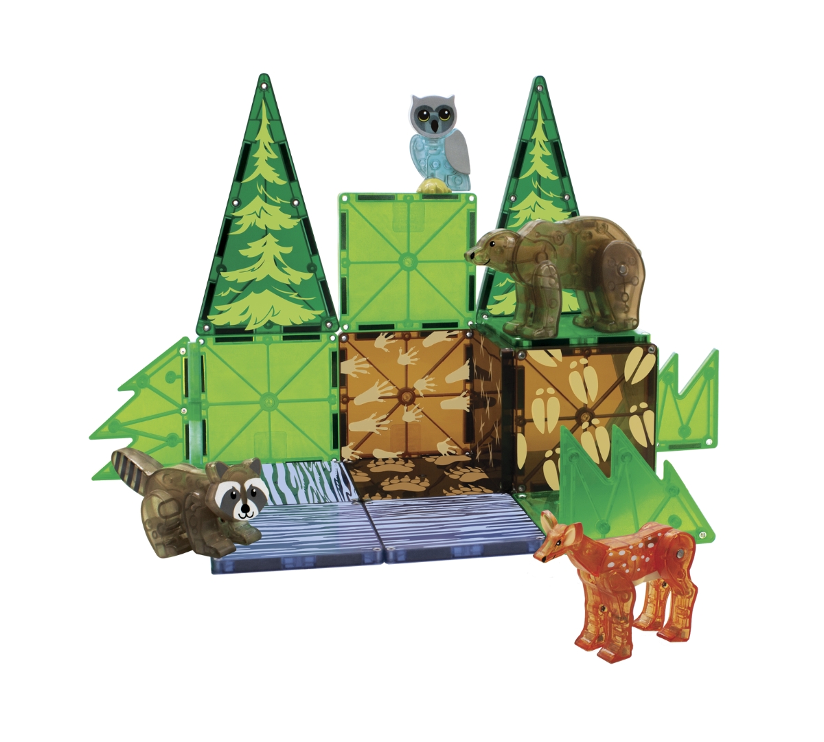 Magna-tilesa Magna-tiles Forest Animals 25-Piece Magnetic Construction Set, Ages 3+ - Assorted Pre-Pack