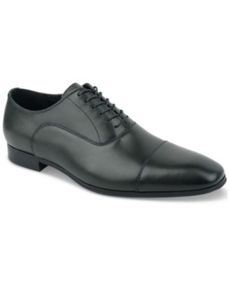 I.n.c. International Concepts Men\'s Silas Cap Toe Oxford Dress Shoe US12 Black The Cagney Cap-Toe Oxford - Nero Black – Paul Evans main image 4