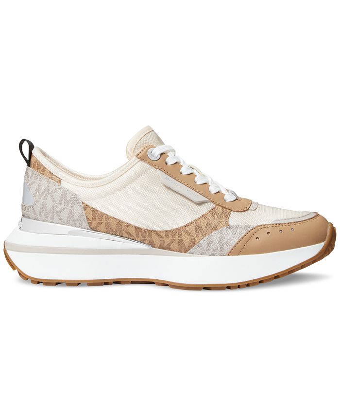 Michael Kors Women's Flynn Sporty Lace-Up Trainer Running Sneakers - Macy's