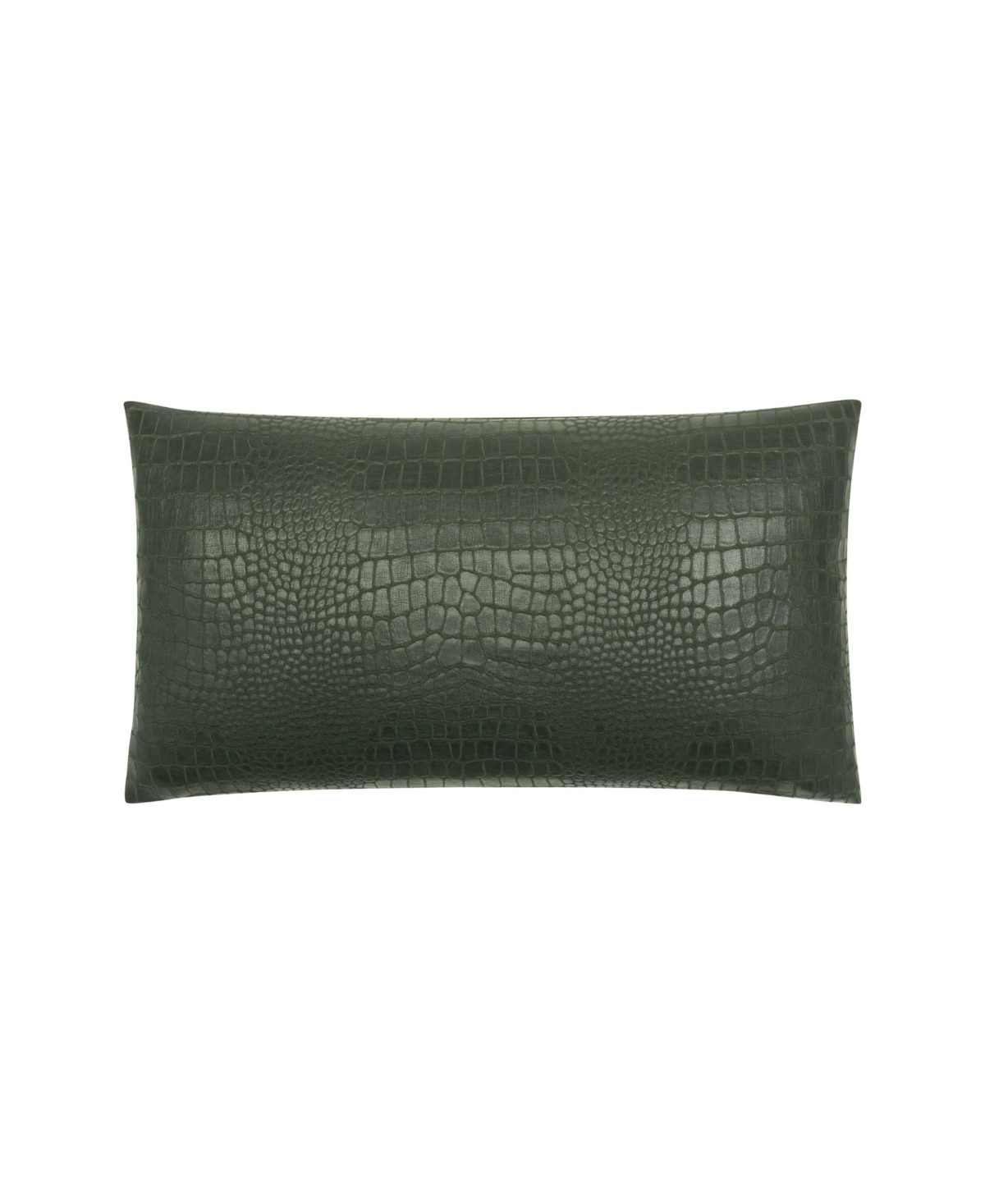 Patricia Nash Faux Crocodile Embossed Decorative Pillow, 20" X 20" In Green