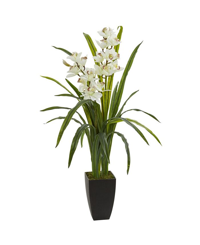 Nearly Natural - 39” Cymbidium Orchid Artificial Plant